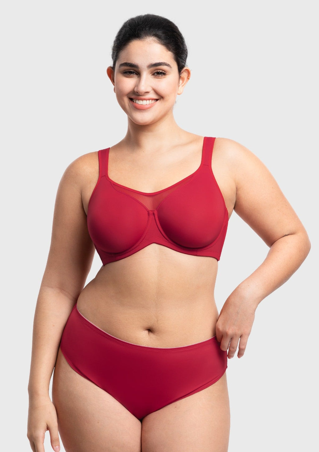 CoolComfort Smoothing Unlined Minimizer Underwire Bra