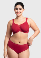 CoolComfort Smoothing Unlined Minimizer Underwire Bra