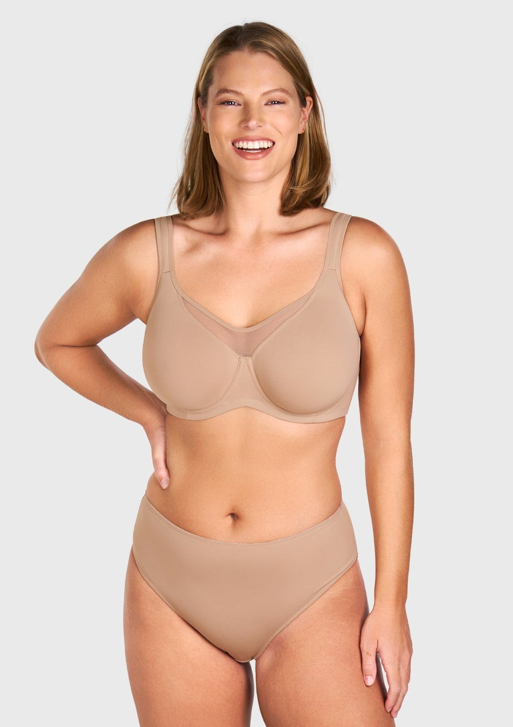 CoolComfort Smoothing Unlined Minimizer Underwire Bra