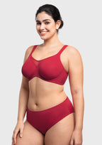 CoolComfort Smoothing Unlined Minimizer Underwire Bra