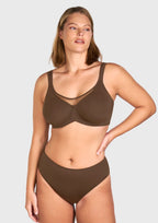 CoolComfort Smoothing Unlined Minimizer Underwire Bra