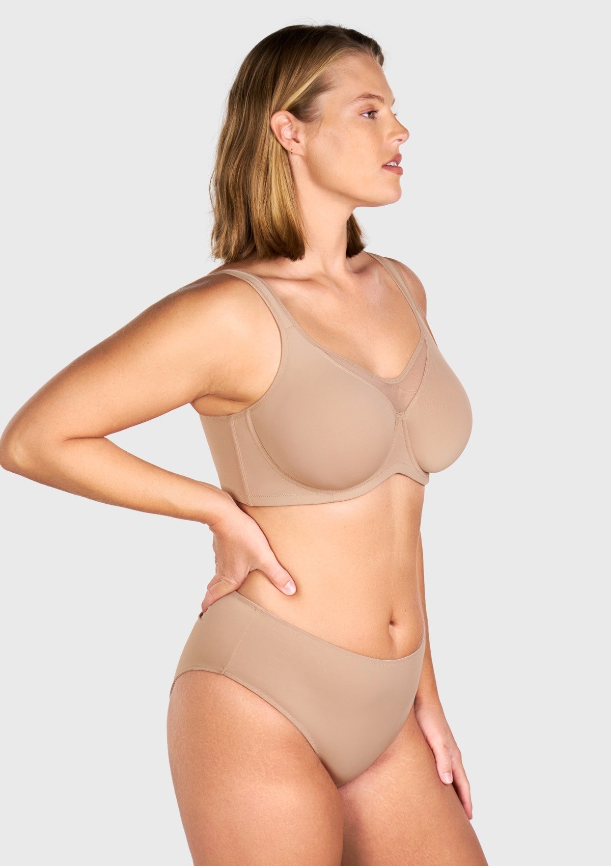 CoolComfort Smoothing Unlined Minimizer Underwire Bra