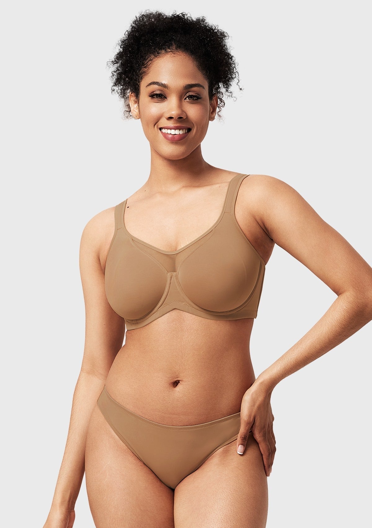 CoolComfort Smoothing Unlined Minimizer Underwire Bra