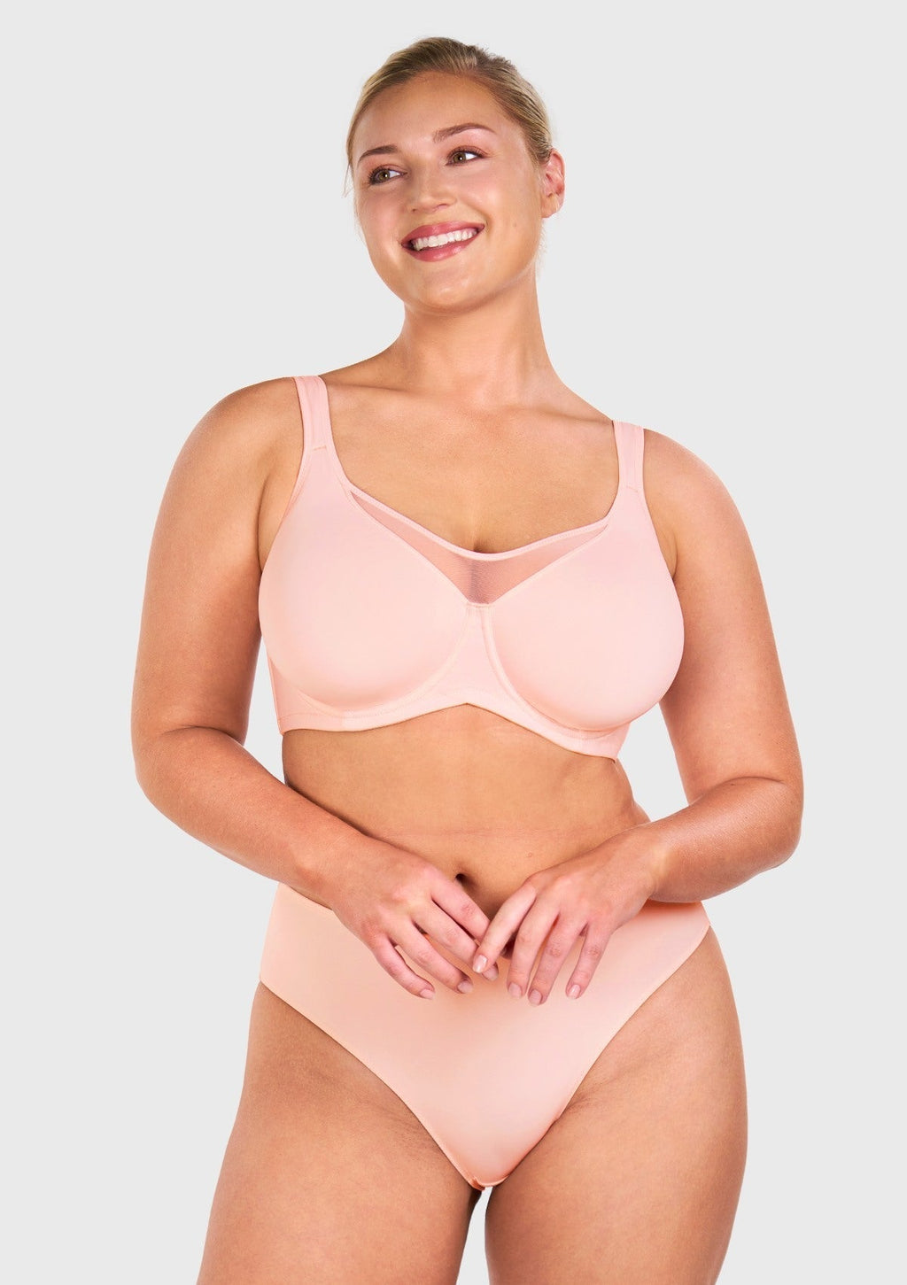 CoolComfort Smoothing Unlined Minimizer Underwire Bra