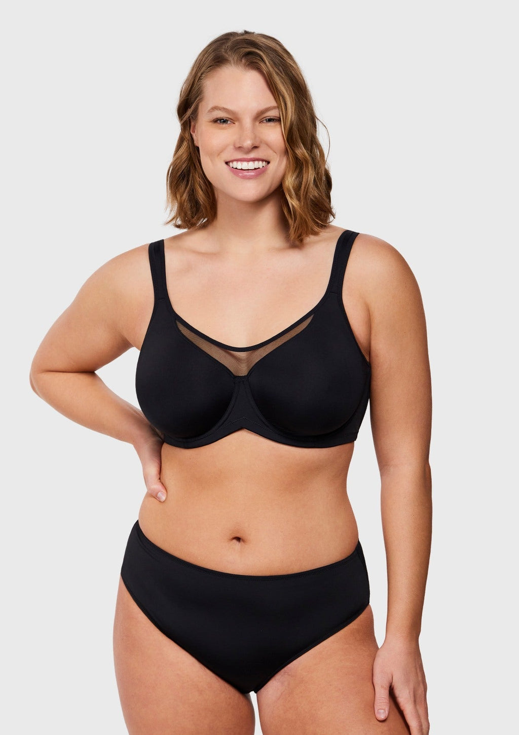 CoolComfort Smoothing Unlined Minimizer Underwire Bra
