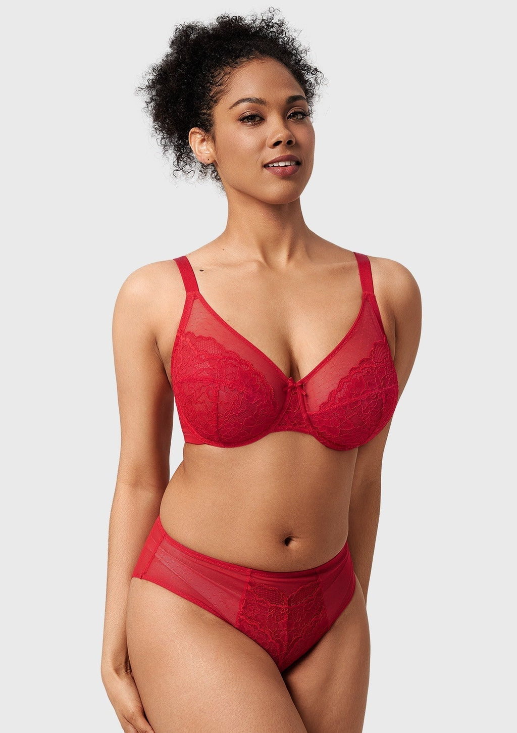 Enchante Unlined Lace Underwire Bra