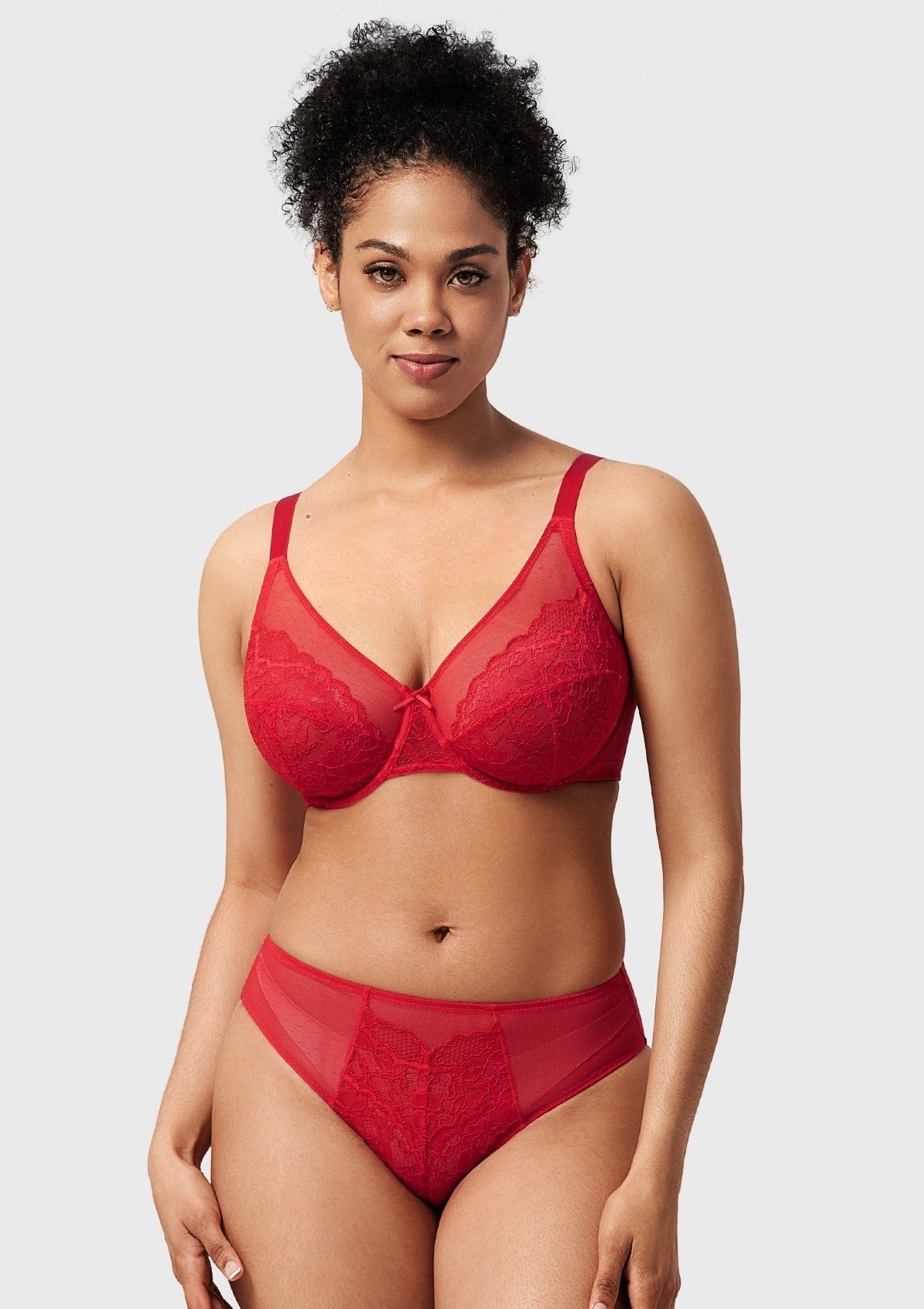 Enchante Unlined Lace Underwire Bra