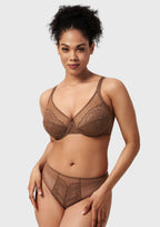 Enchante Unlined Lace Underwire Bra