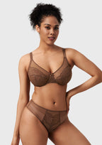 Enchante Unlined Lace Underwire Bra