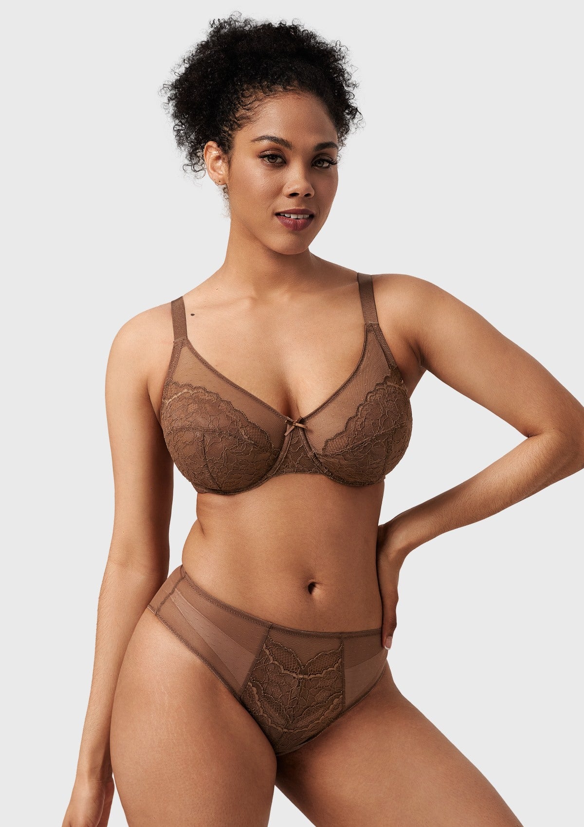 Enchante Unlined Lace Underwire Bra