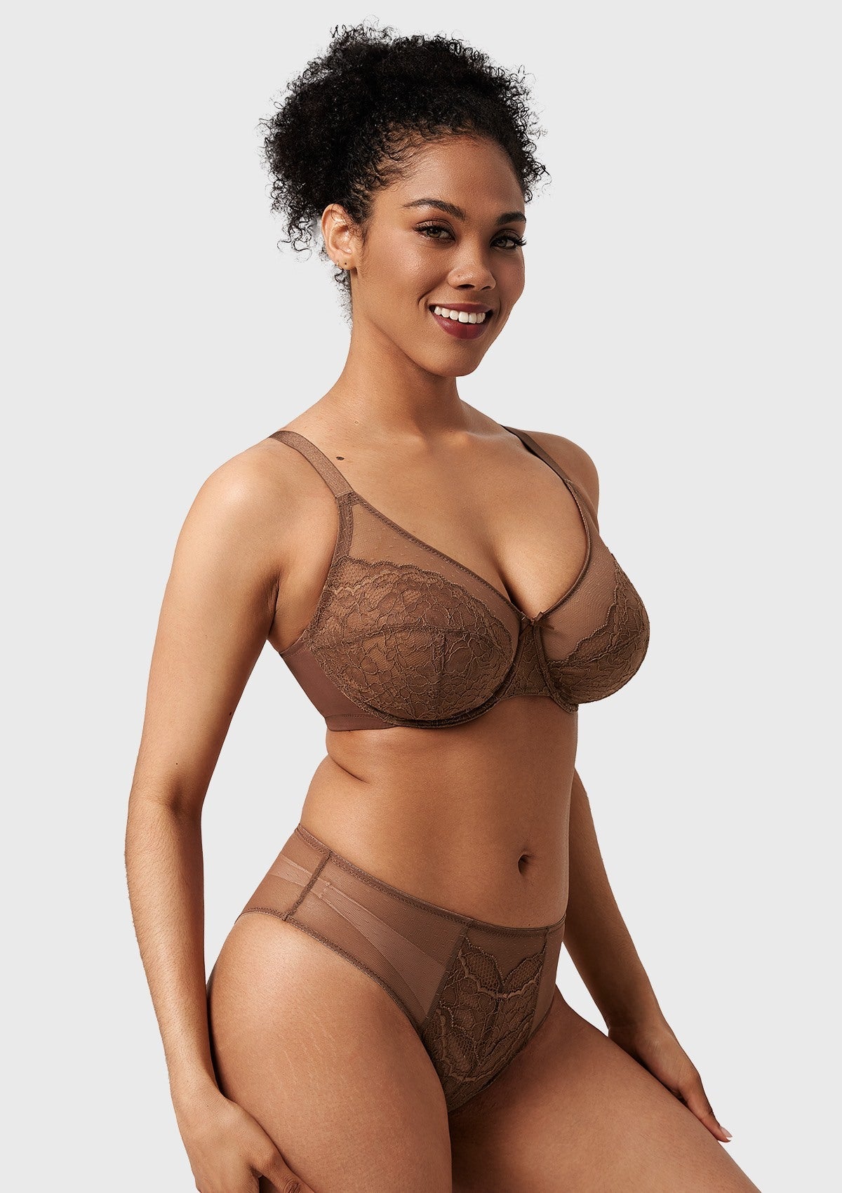 Enchante Unlined Lace Underwire Bra