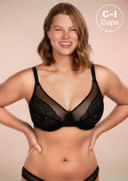 Enchante Unlined Lace Underwire Bra
