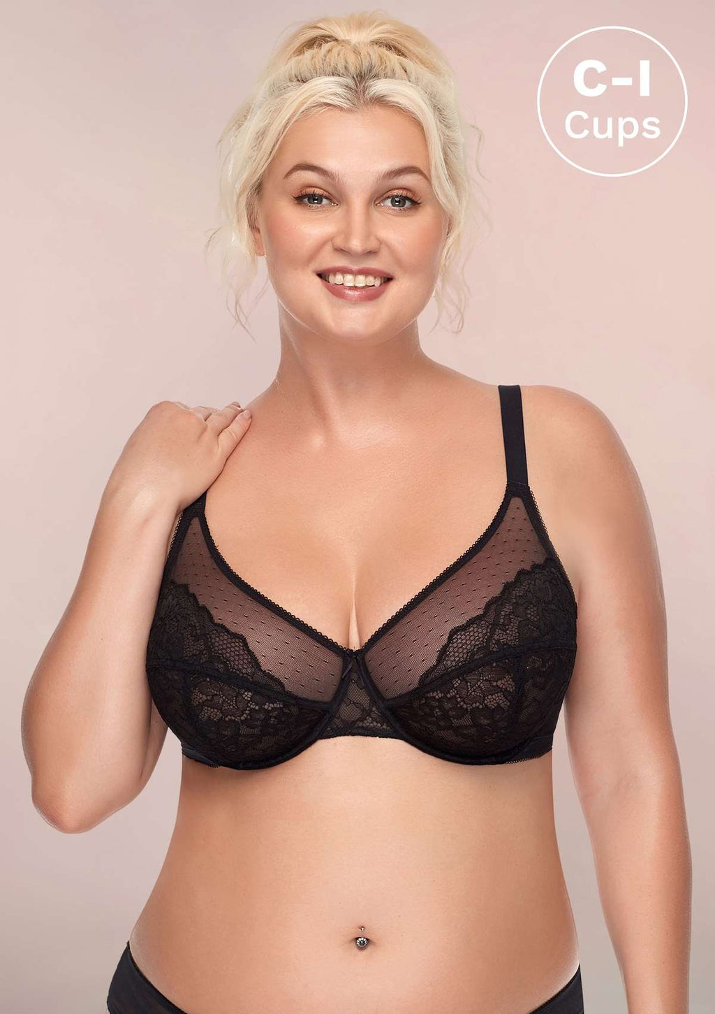 Enchante Unlined Lace Underwire Bra