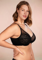 Enchante Unlined Lace Underwire Bra