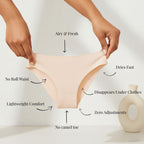 Invisible Camel Toe Thong - High Rise